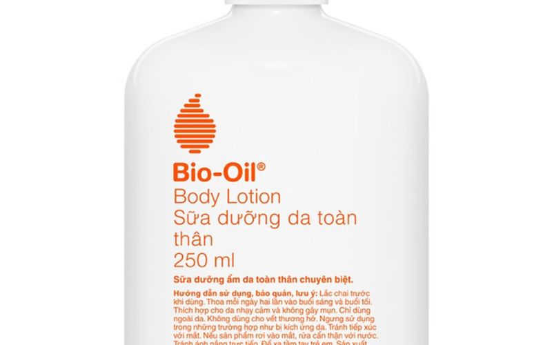 lotion dưỡng ẩm body cho da khô bio oil